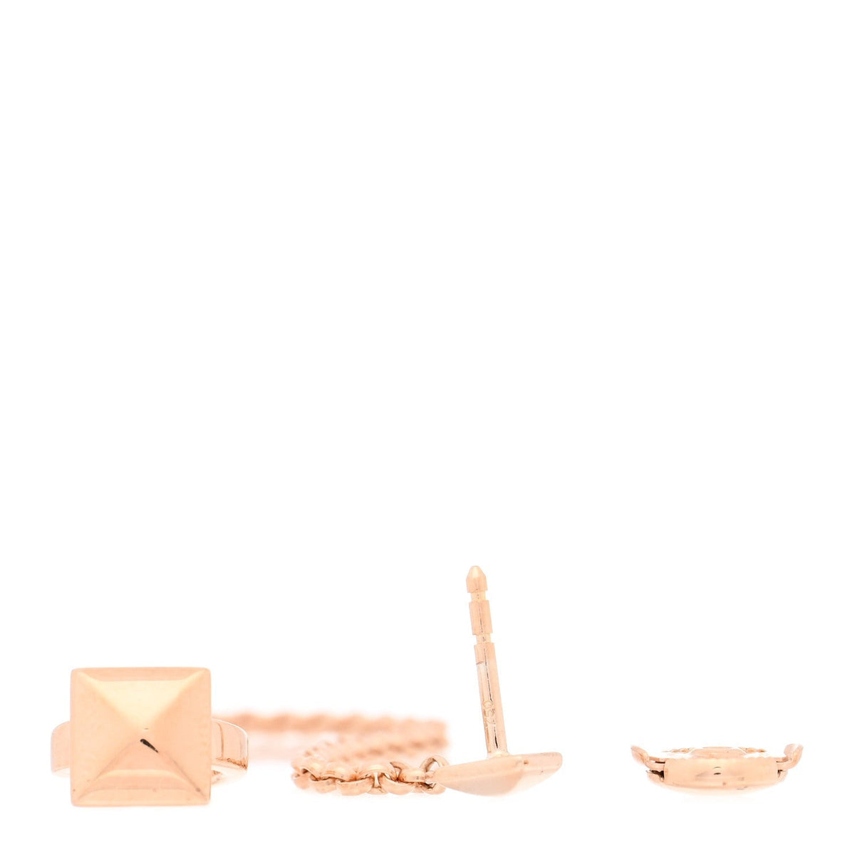 Hermes 18K Rose Gold Clou d'H Cuff Single Earring