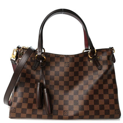Louis Vuitton Damier Ebene Canvas Lymington Shoulder Bag Brown