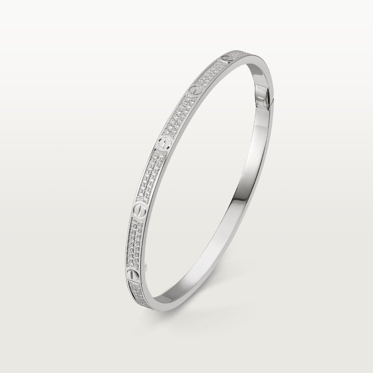 18K Gold Diamonds Cartier Love Small Bracelet