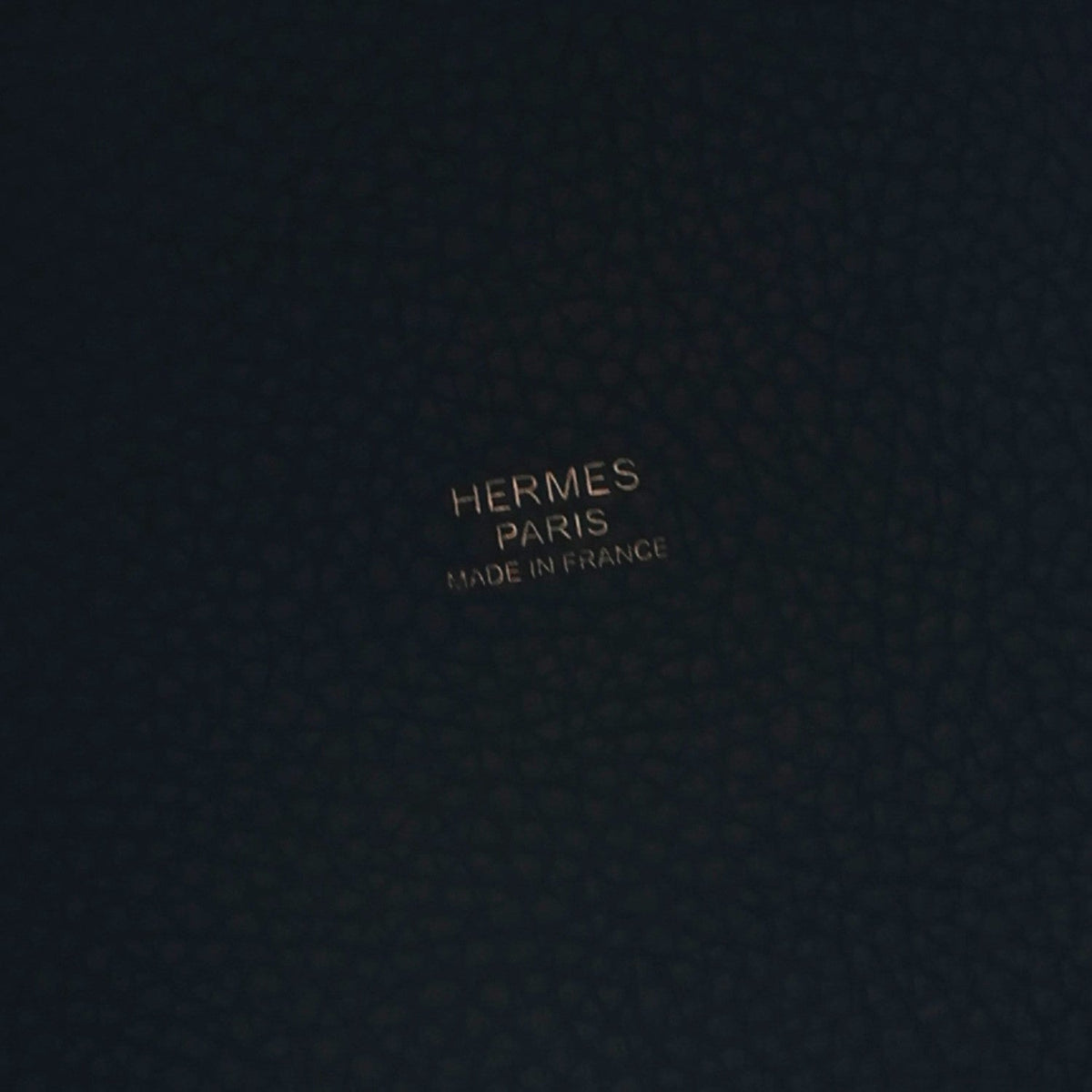 Hermes Taurillon Clemence Casaque Picotin Lock 18 PM Vert Bosphore Deep Bleu