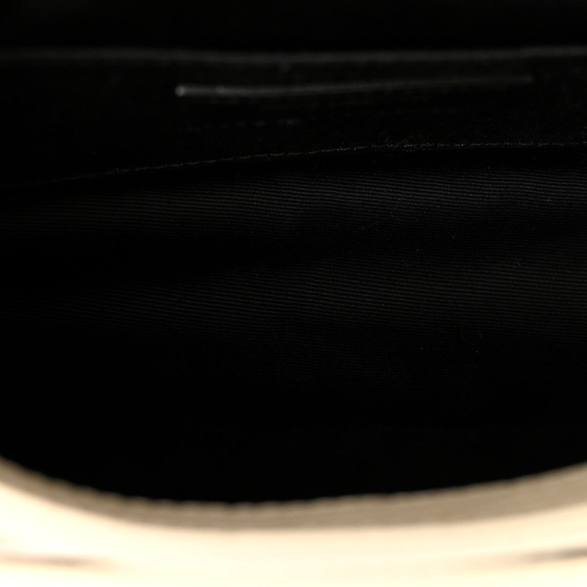 Saint Laurent Grained Lambskin Monogram Mini Niki Chain Satchel Crema Soft