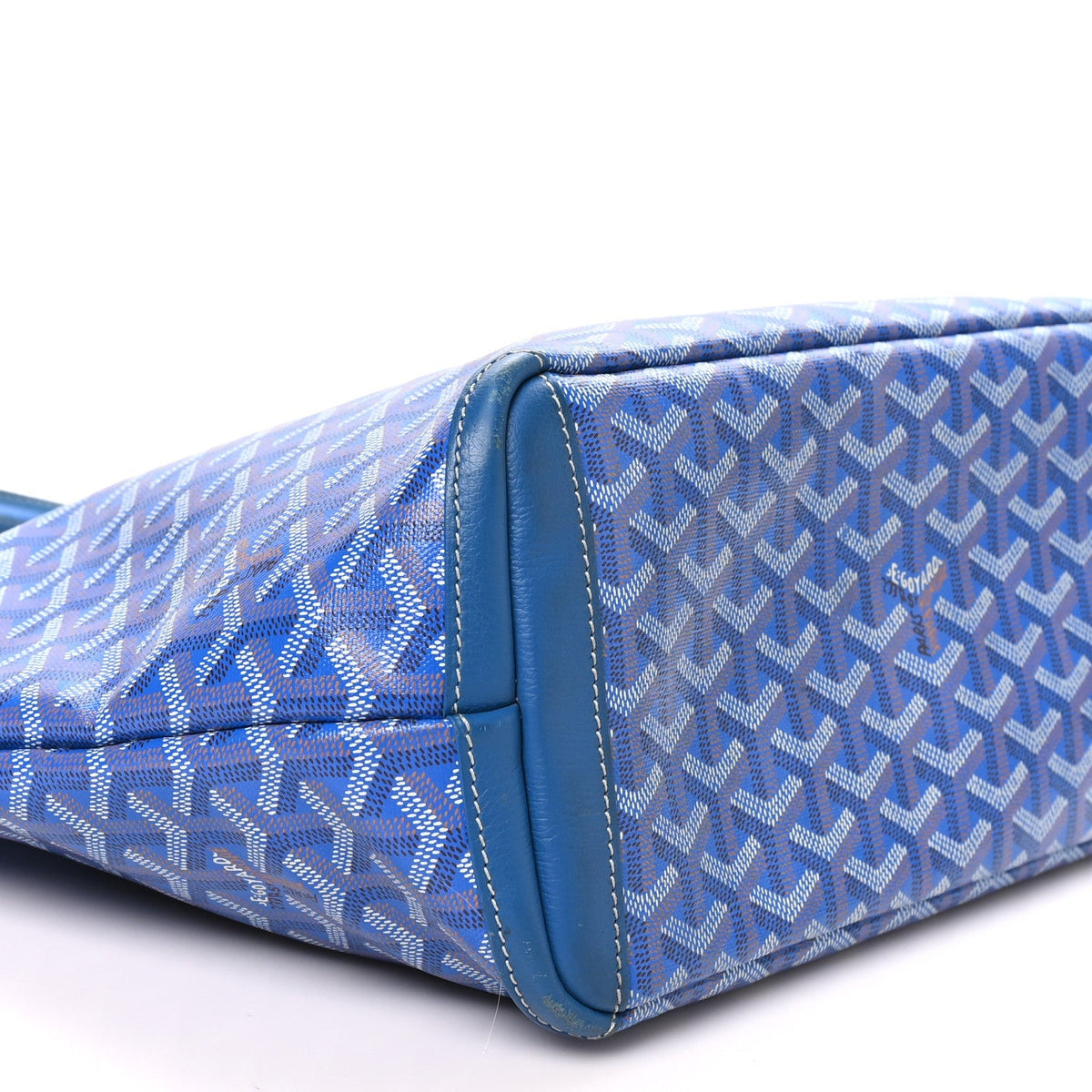Goyard Goyardine Artois PM Tote Sky Blue