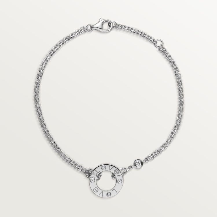 18K Gold Diamonds Cartier Love Bracelet