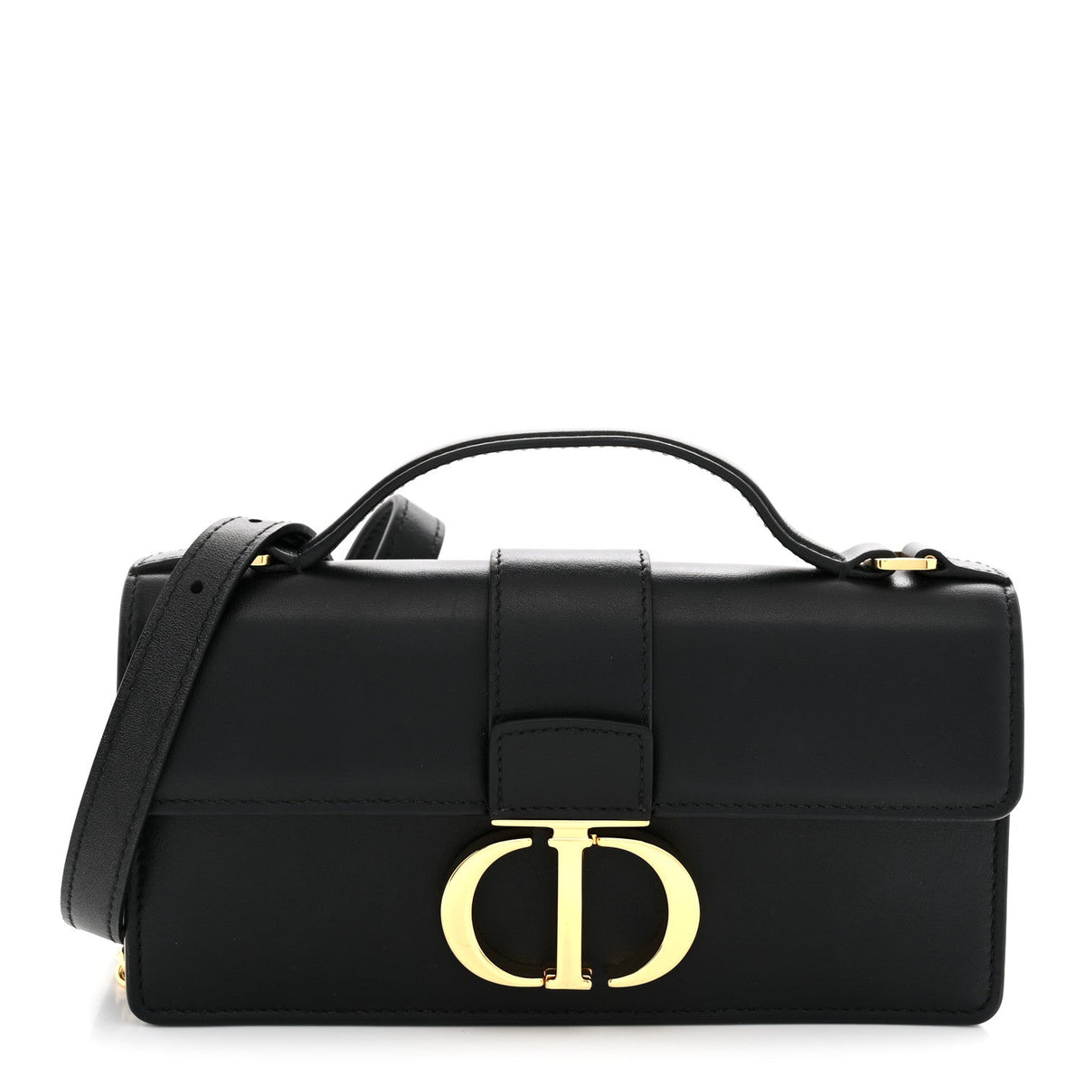 Christian Dior Smooth Calfskin Miss Montaigne Mini Flap Black 1983436