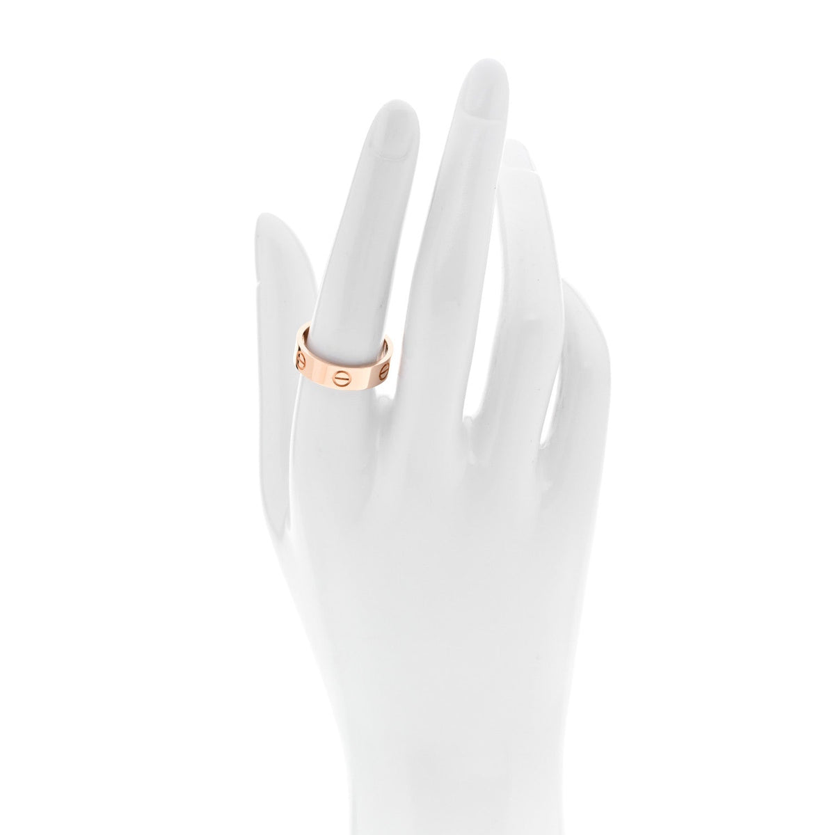 Cartier 18K Pink Gold 5.5mm LOVE Ring 56 7.5