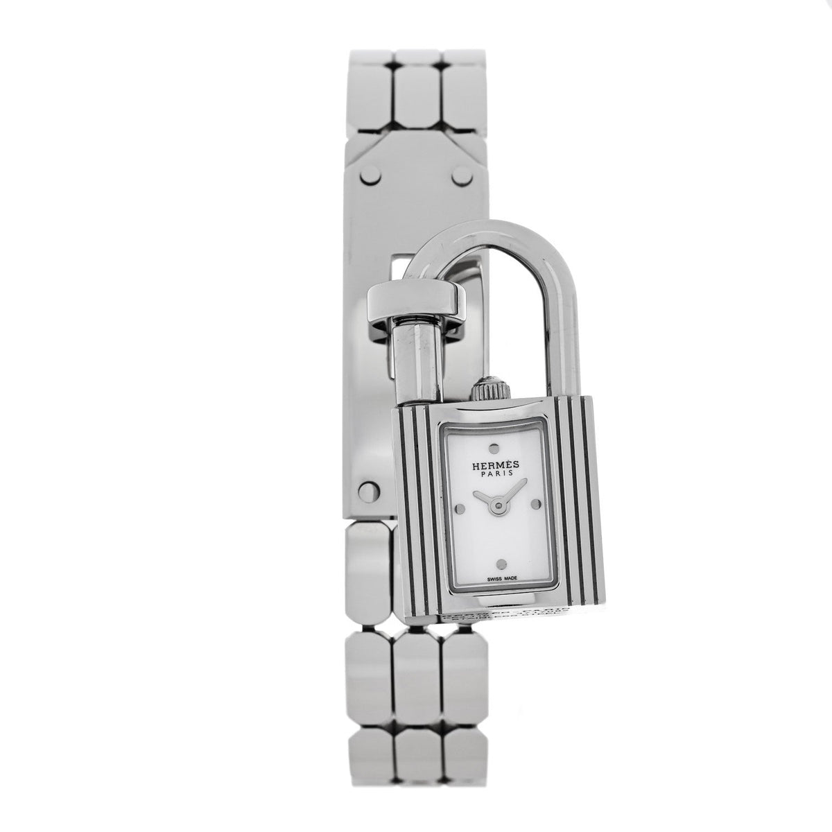 Hermes Stainless Steel 16mm Kelly Quartz Watch