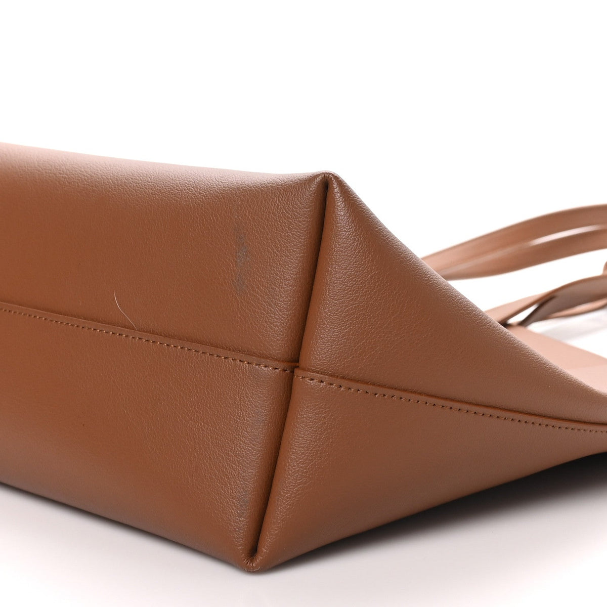 Saint Laurent Calfskin Large Shopping Tote Brick