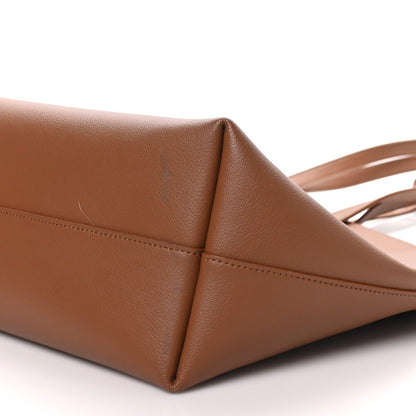 Saint Laurent Calfskin Large Shopping Tote Brick