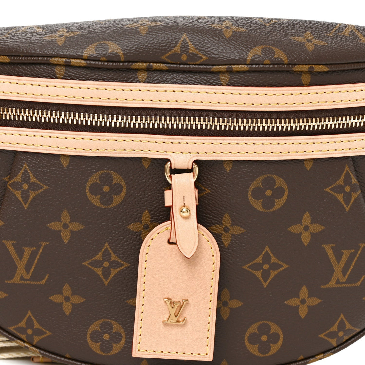 Louis Vuitton Monogram High Rise Bumbag Brown