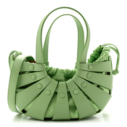 Bottega Veneta French Calfskin Small Shell Pistachio 1983030