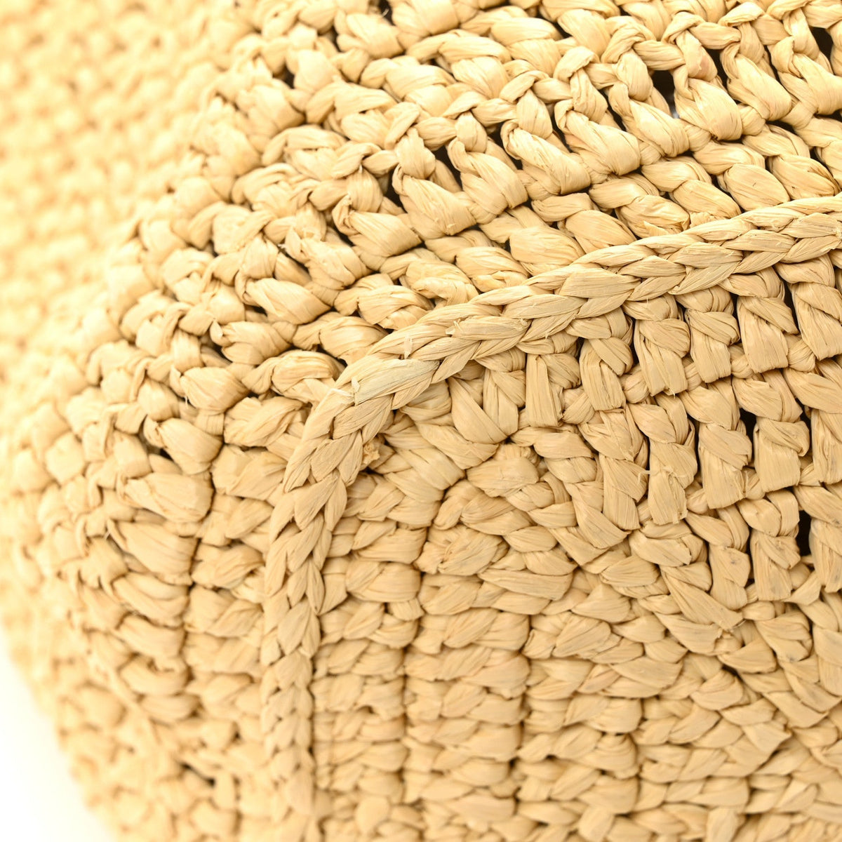 Saint Laurent Raffia Rive Gauche Tote Natural