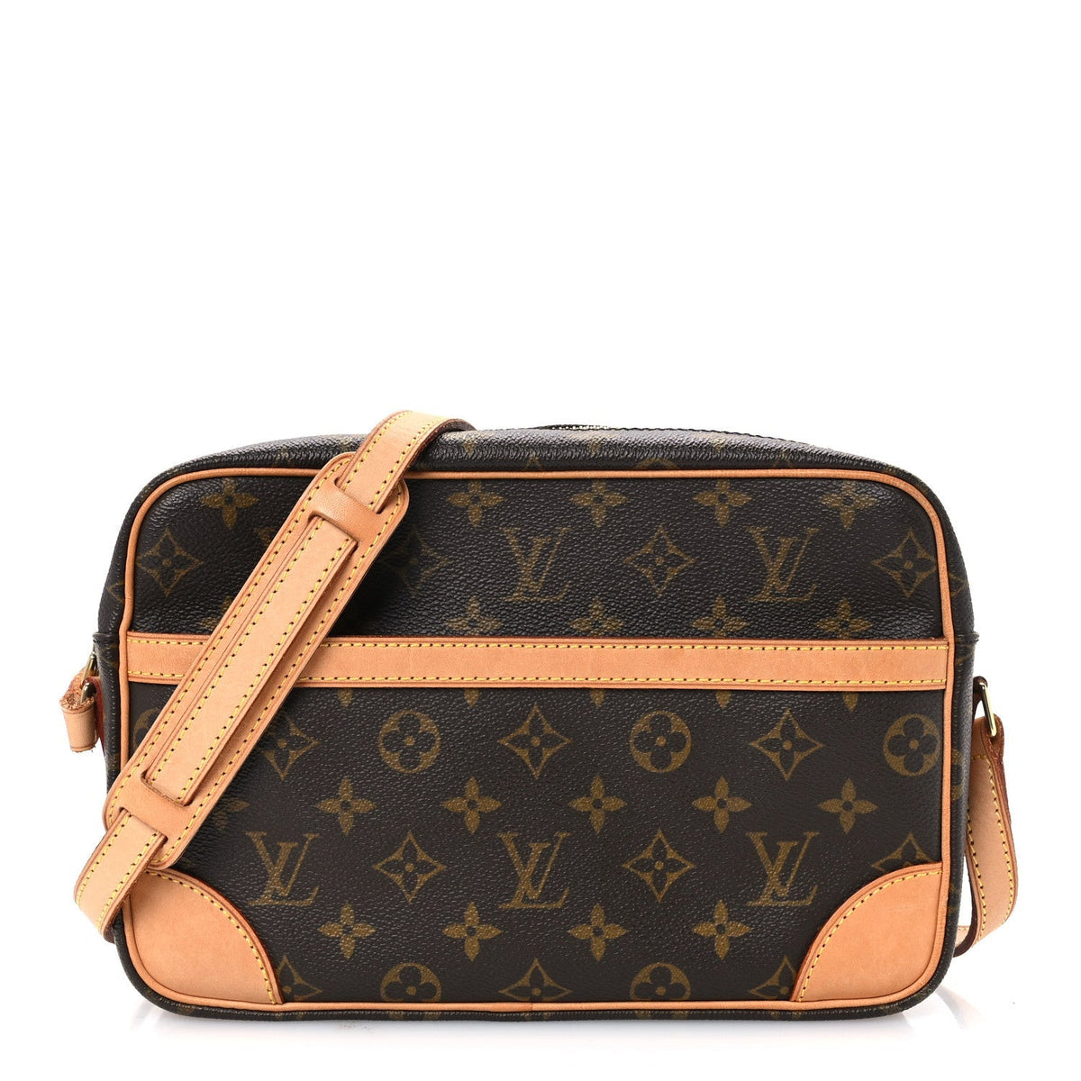 Louis Vuitton Monogram Coated Canvas Trocadero 27 Bag Brown