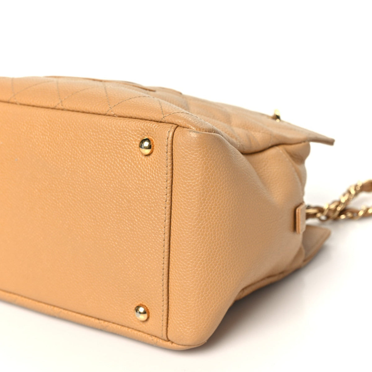 Chanel Caviar Quilted Petit Timeless Tote Beige 1985188