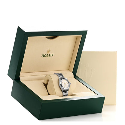 Rolex Stainless Steel 28mm Oyster Perpetual Datejust Watch Silver 276200