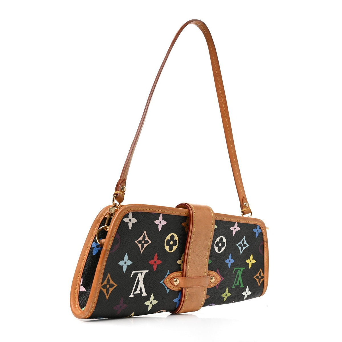 Louis Vuitton Monogram Multicolor Shirley Black