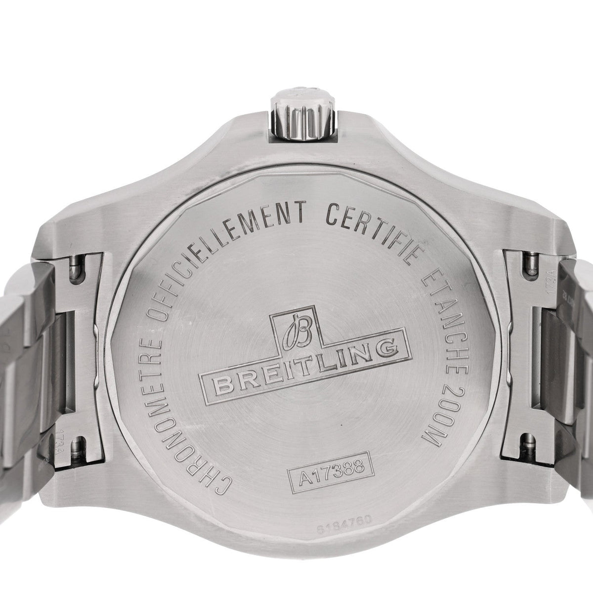 Breitling Stainless Steel 44mm Colt Automatic Watch Blue A17388