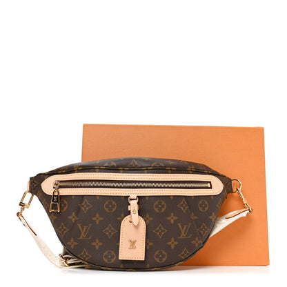 Louis Vuitton Monogram High Rise Bumbag Brown