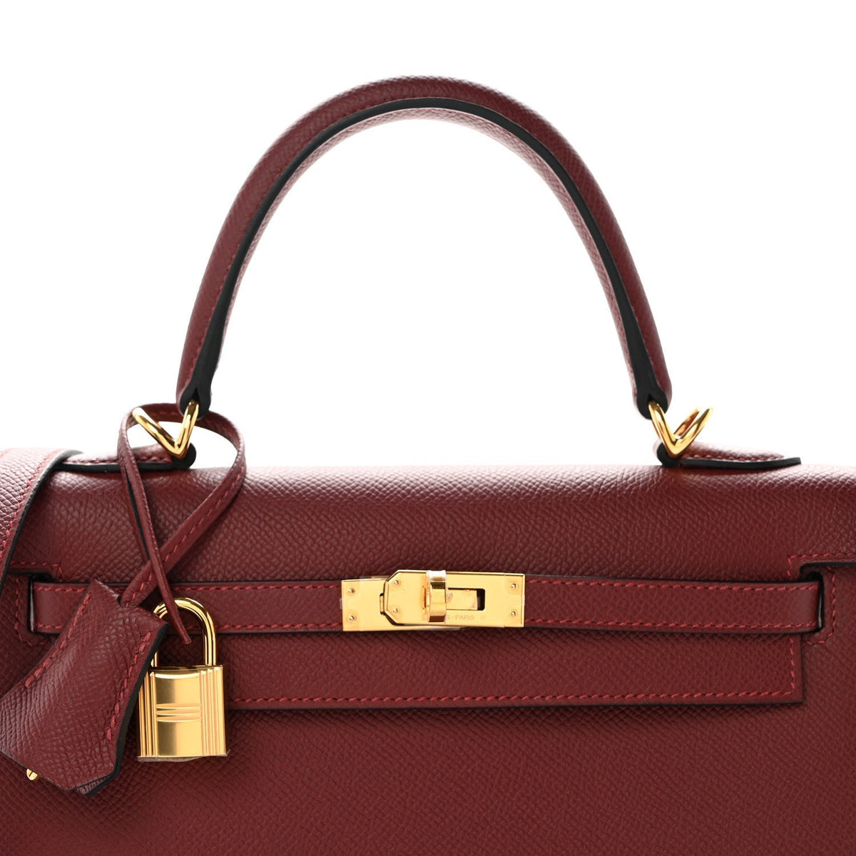 Hermes Epsom Kelly Sellier 25 Rouge H