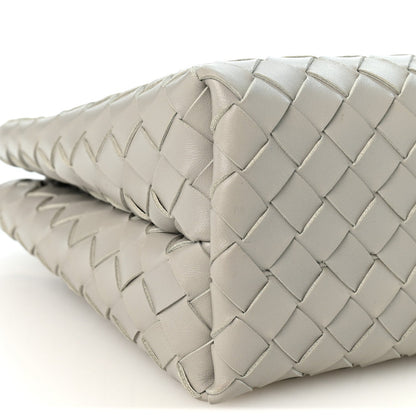 Bottega Veneta Nappa Intrecciato Small Andiamo Shoulder Bag Sterling