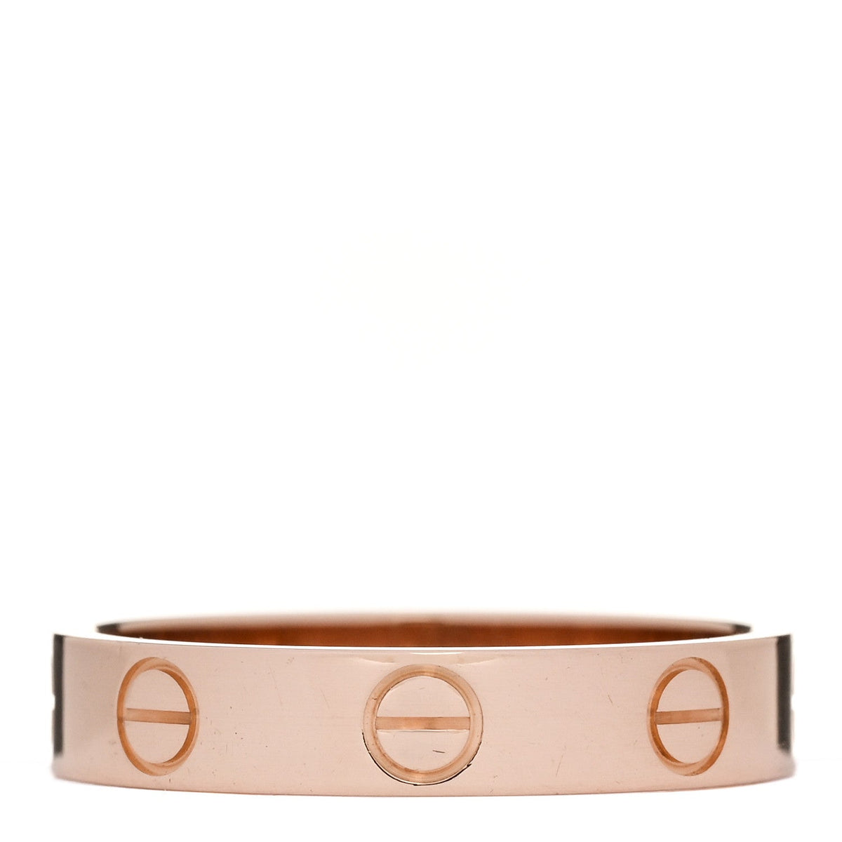 Cartier 18K Pink Gold 3.5mm LOVE Wedding Band Ring 51 5.75