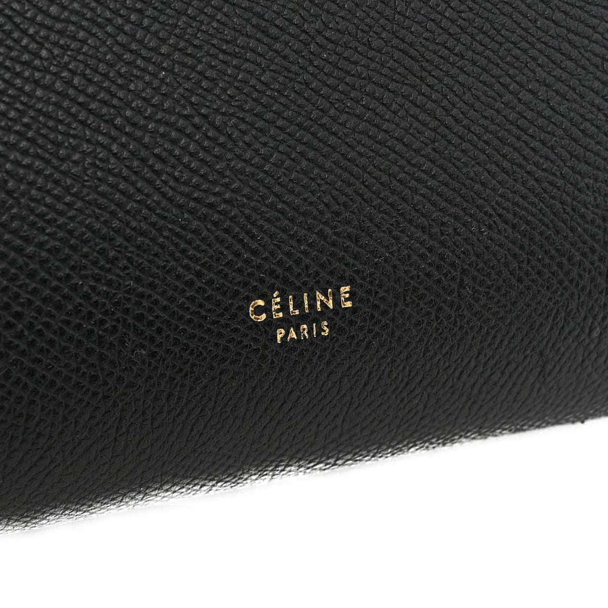 Celine Grained Calfskin Mini Belt Bag Black