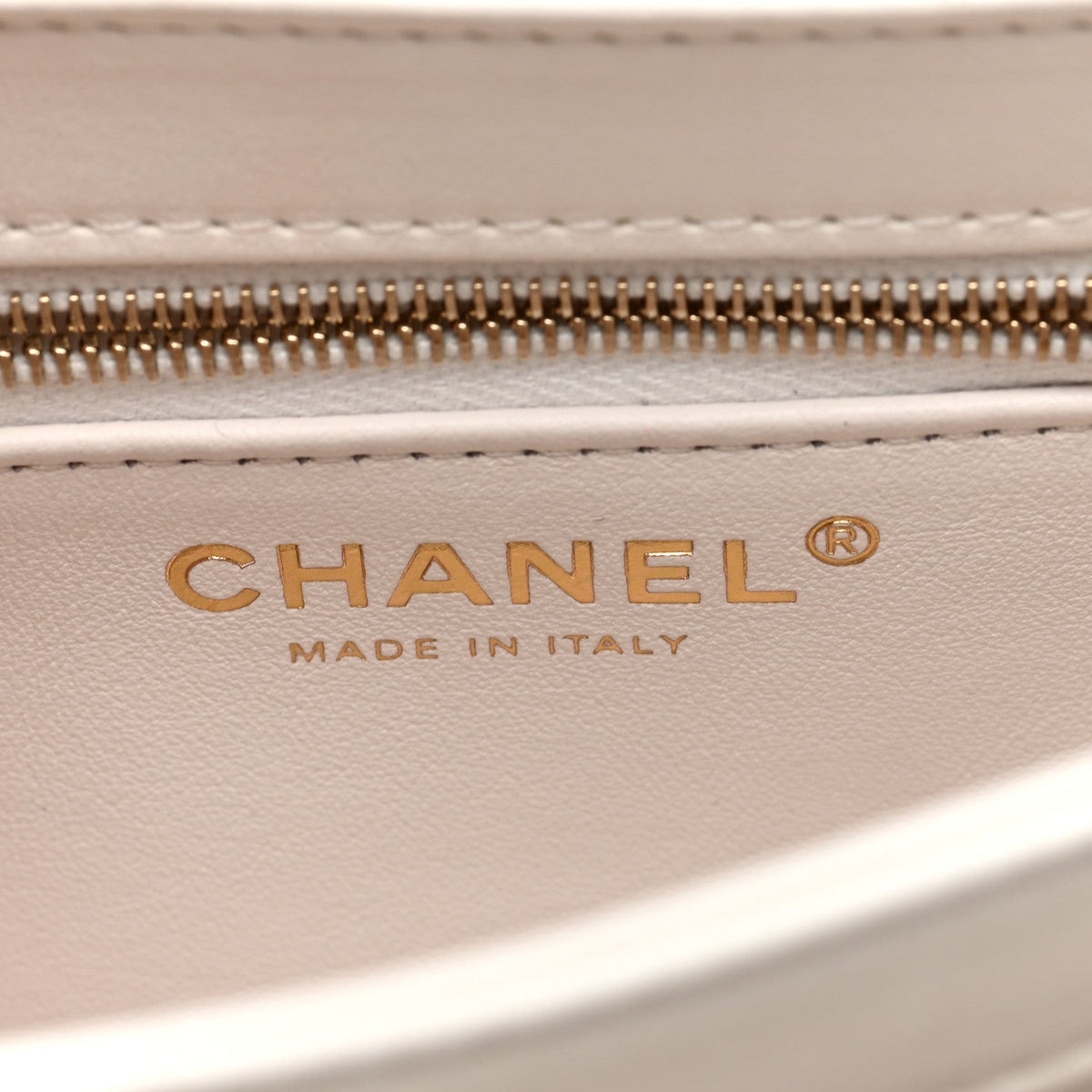 Chanel Lambskin Quilted Small Trendy CC Flap Bag White