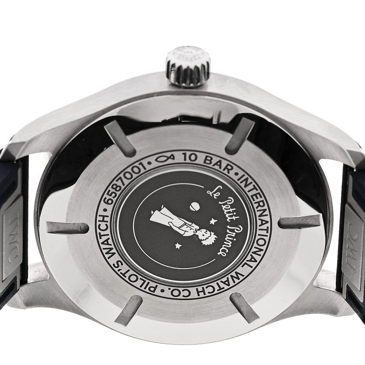 IWC Stainless Steel Rubber 40mm Pilot Mark XX Edition Le Petit Prince Automatic Watch Blue IW328221