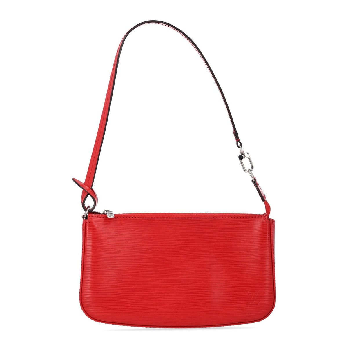Louis Vuitton Epi Pochette Accessories NM Coquelicot