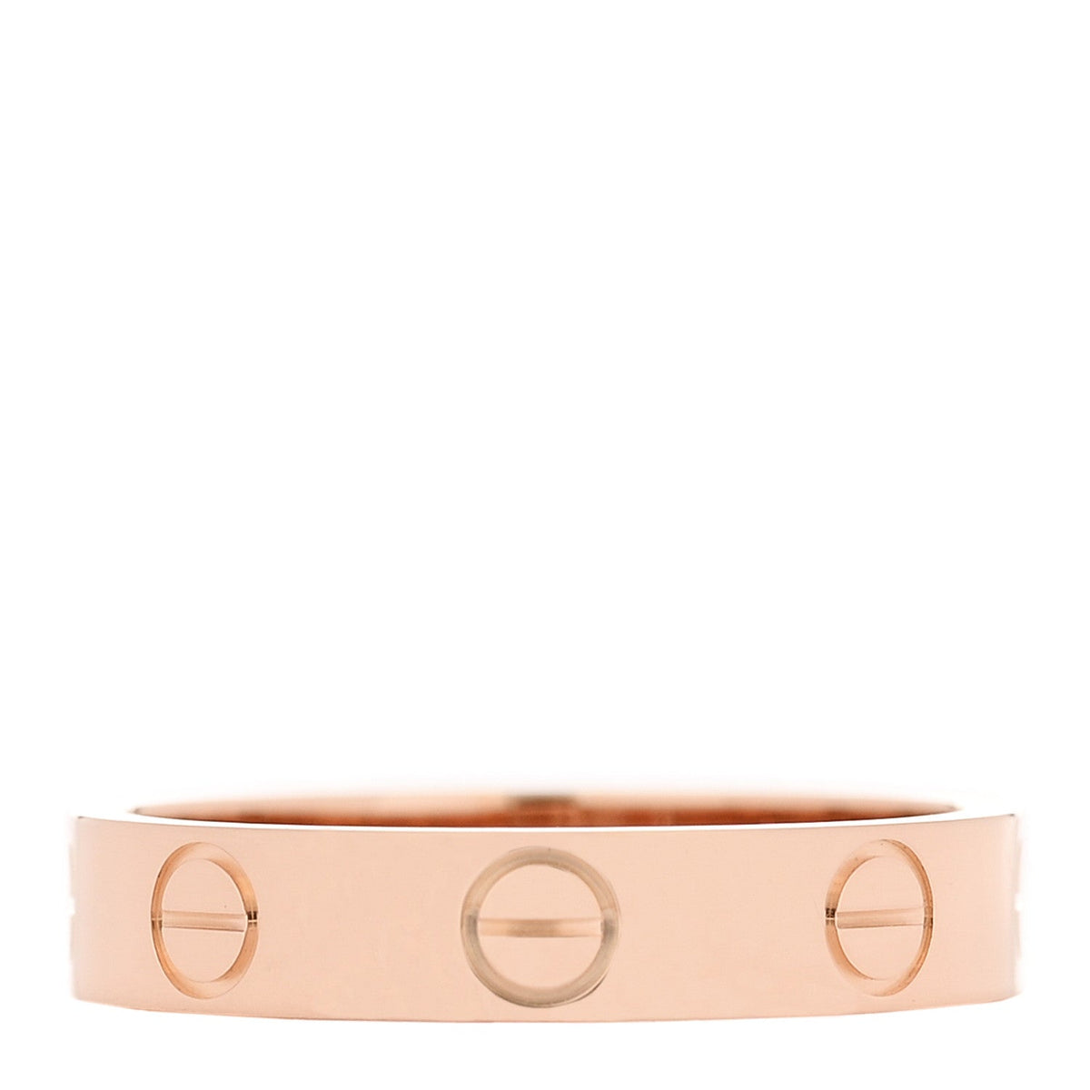 Cartier 18K Pink Gold 3.5mm LOVE Wedding Band Ring 49 5