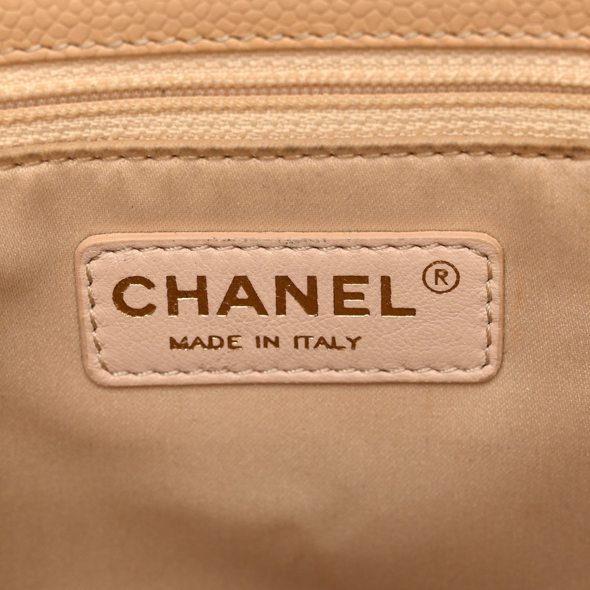 Chanel Caviar Quilted Grand Shopping Tote GST Beige