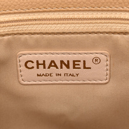 Chanel Caviar Quilted Grand Shopping Tote GST Beige