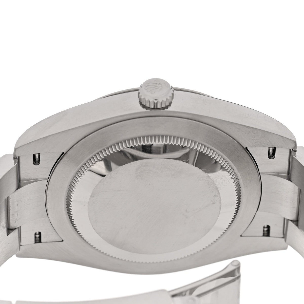 Rolex Stainless Steel 41mm Oyster Perpetual Watch Green 124300