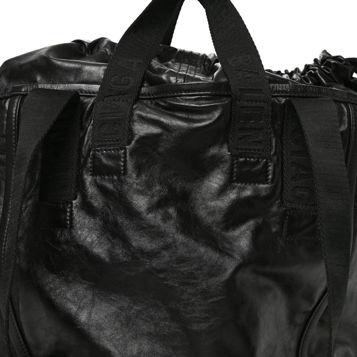 Balenciaga Calfskin Medium Cargo Tote Black