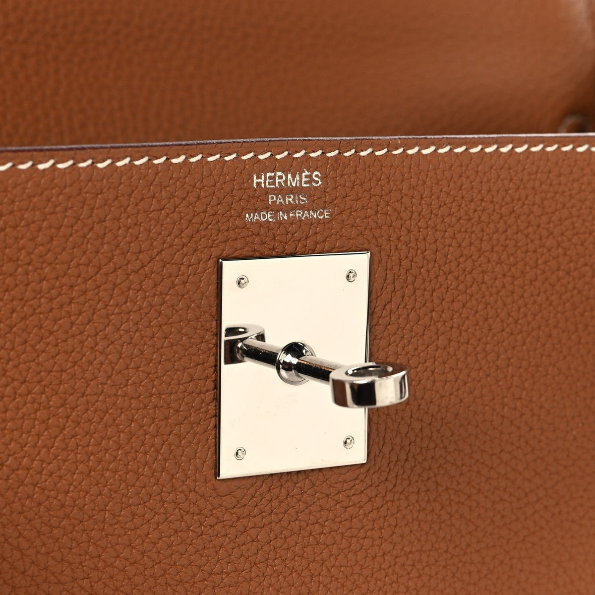 Hermes Togo 28cm Kelly Retourne Bag Gold