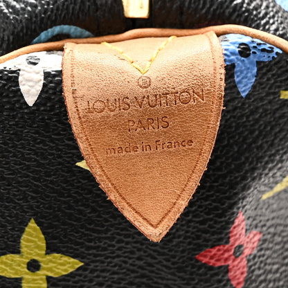 Louis Vuitton Monogram Multicolor Speedy 30 Black