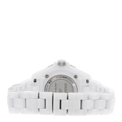 Chanel Stainless Steel Ceramic 33mm J12 Wanted de Chanel Watch White