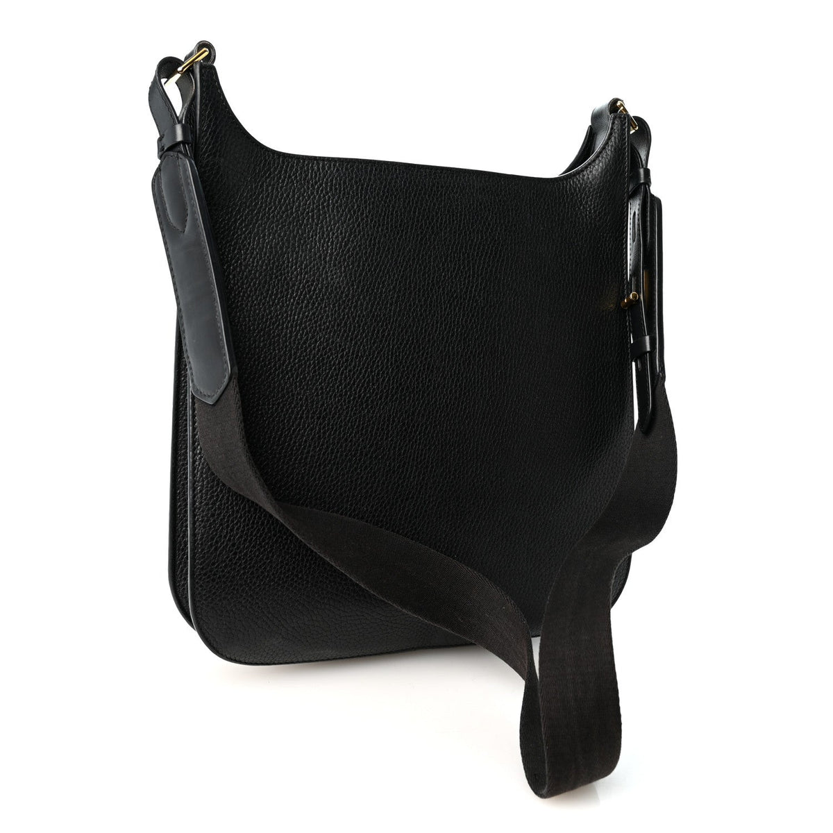 Tom Ford Grained Calfskin Rialto Crossbody Black