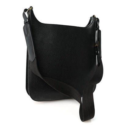 Tom Ford Grained Calfskin Rialto Crossbody Black