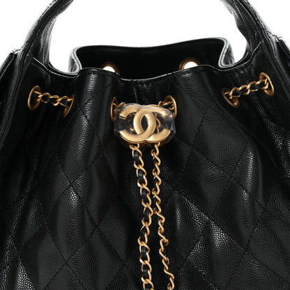 Chanel Caviar Quilted Small 25 Handbag Black 1980412