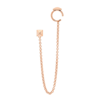 Hermes 18K Rose Gold Clou d'H Cuff Single Earring