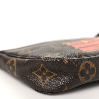 Louis Vuitton Monogram Trunks and Locks Mini Pochette Accessoires