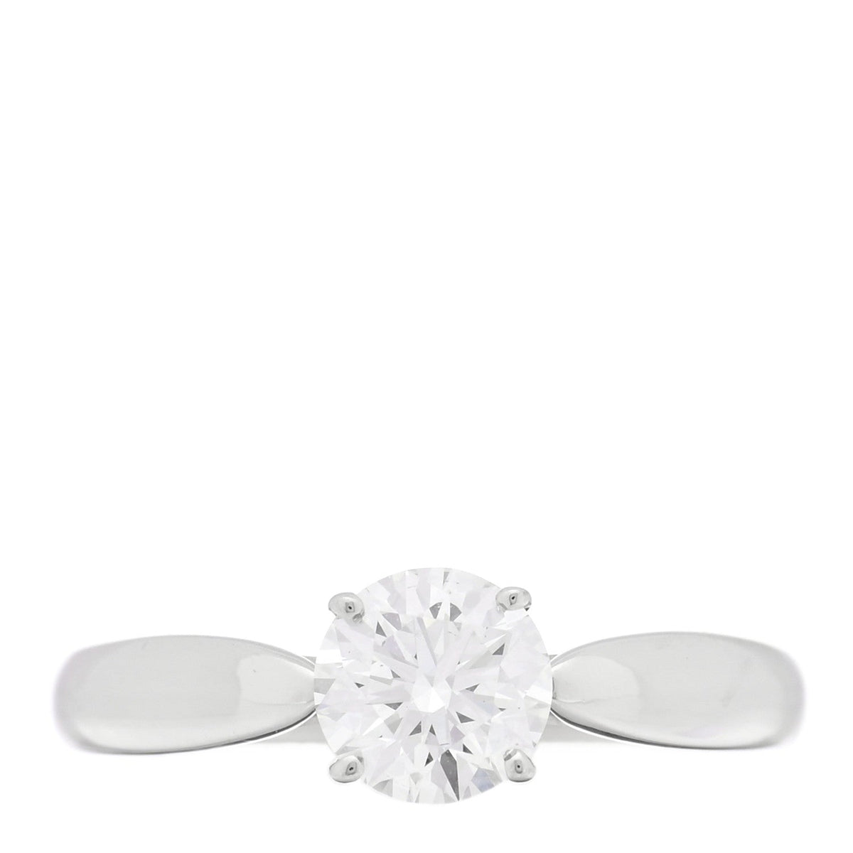 Tiffany Platinum Diamond .71ct Solitaire Engagement Ring 5