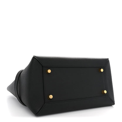 Celine Grained Calfskin Mini Belt Bag Black
