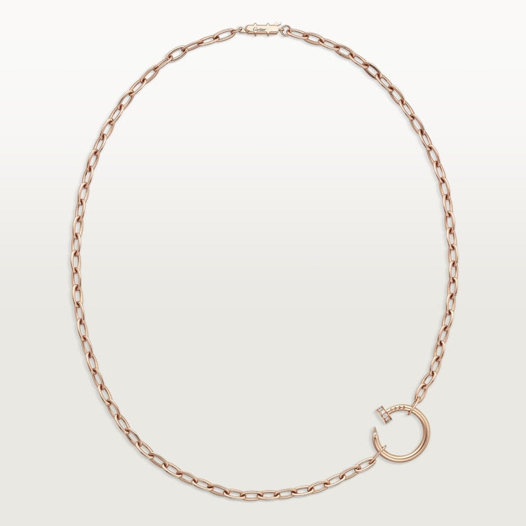 18K Gold Diamonds Cartier Juste un Clou Necklace