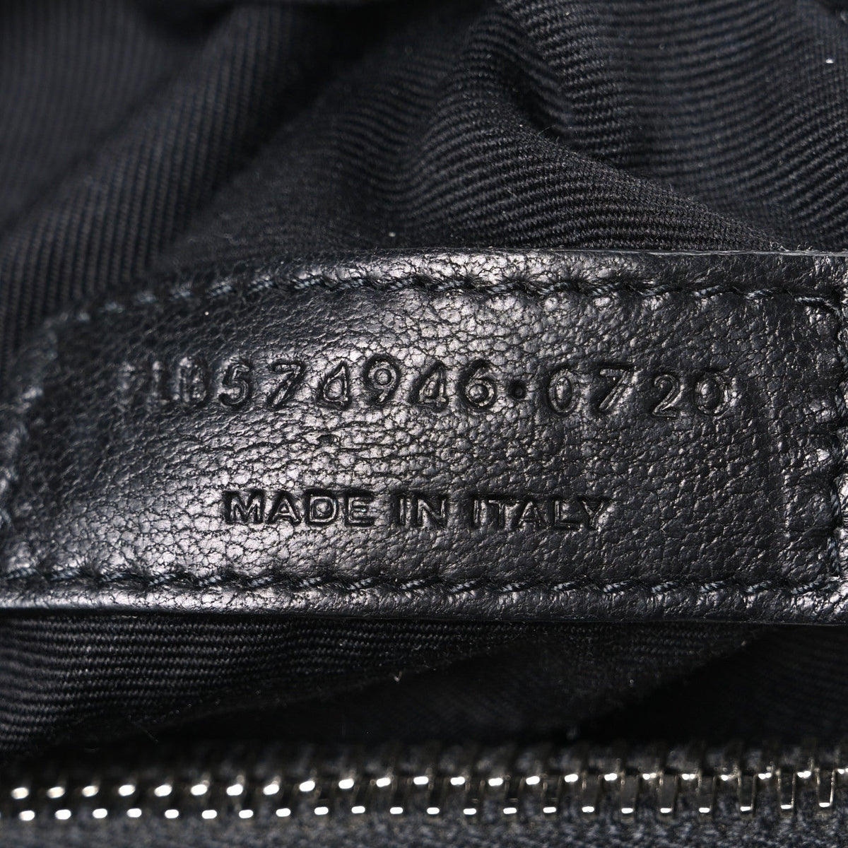 Saint Laurent Calfskin Y Quilted Monogram Medium Loulou Chain Satchel Black