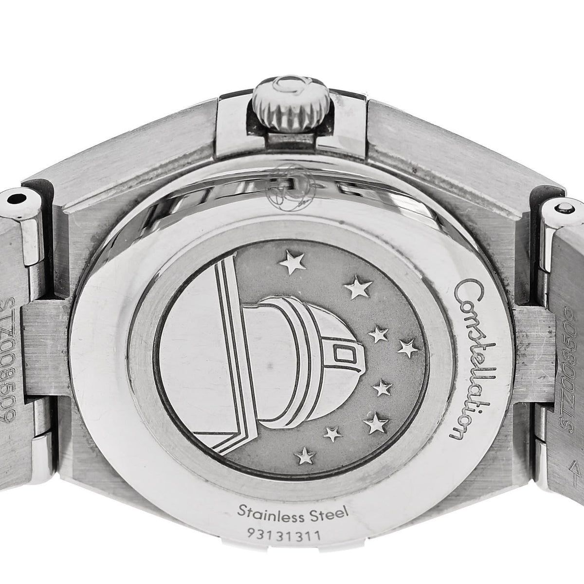 Omega Stainless Steel 25mm Constellation Quartz Watch Silver 131.10.25.60.02.001