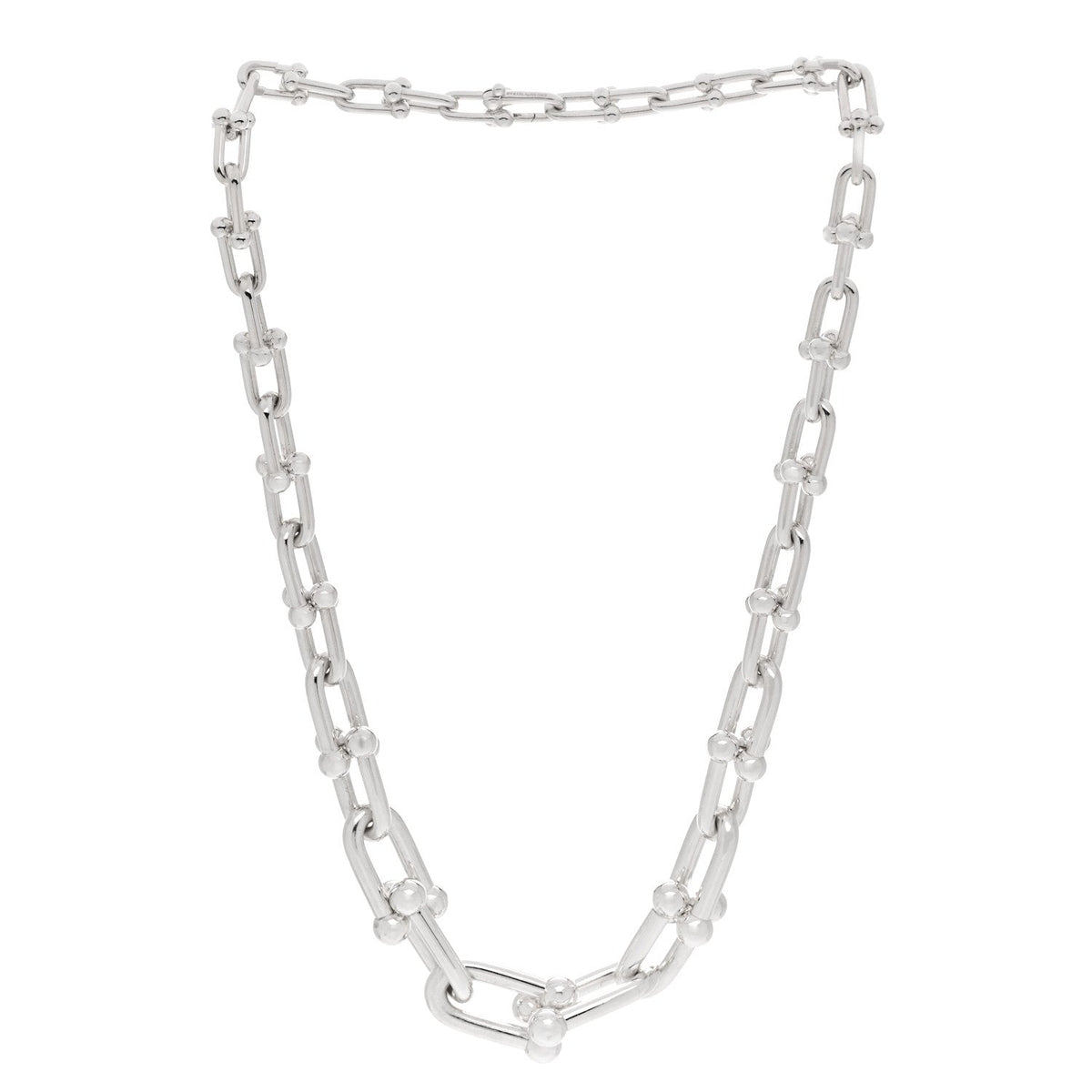 Sterling Silver HardWear Graduated Link Necklace