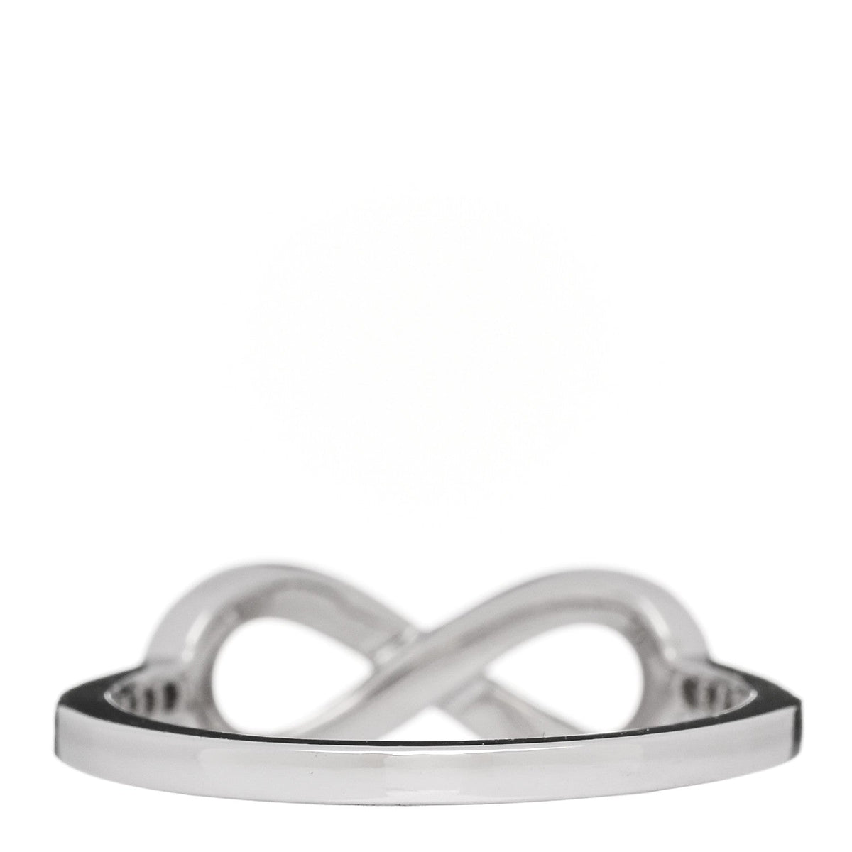 Tiffany Platinum Diamond Infinity Ring 54 6.75
