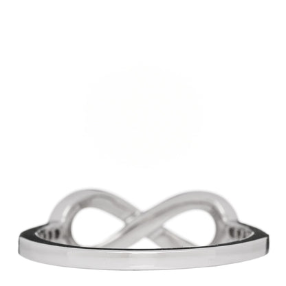 Tiffany Platinum Diamond Infinity Ring 54 6.75