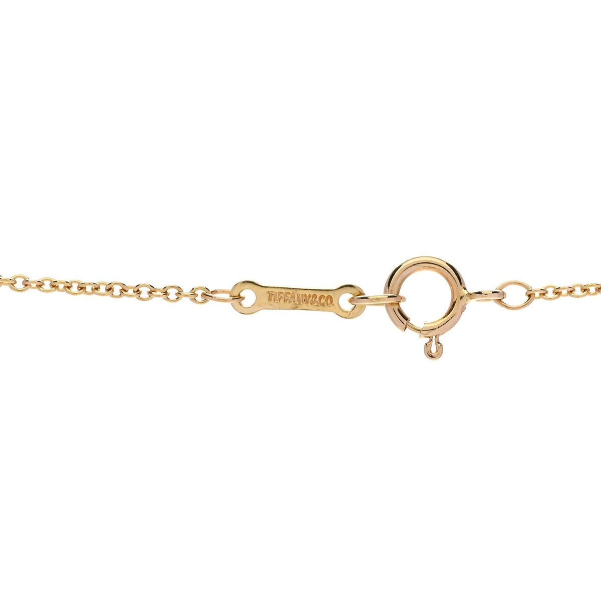 Tiffany 18K Yellow Gold Zodiac Virgo Pendant Necklace